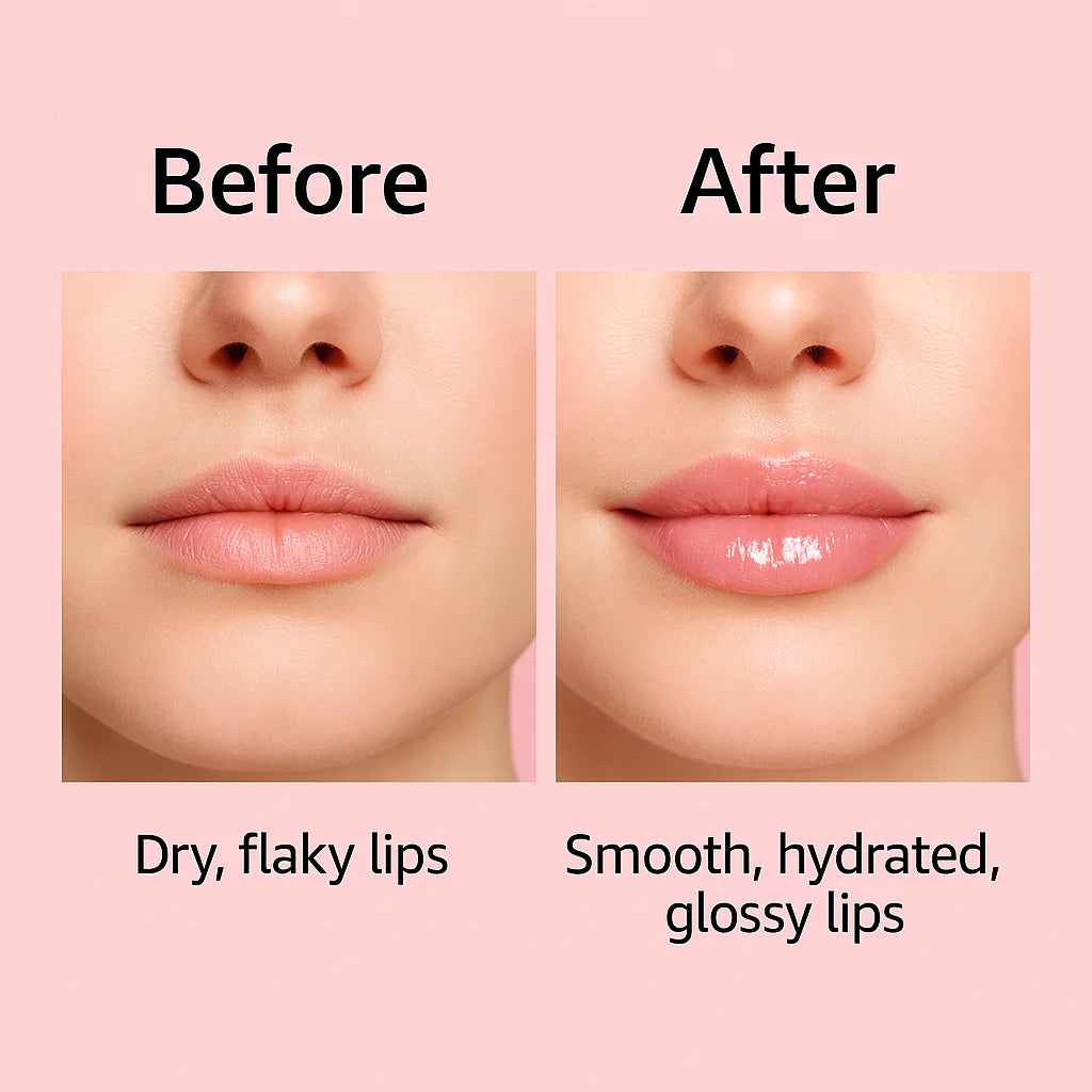 PDRN Peptide Jelly Gloss Balm,Moisturizing Lip Gloss with Pink Peptide, Hyaluronic Acid, Ceramide for a Plump, Glossy Lips 10g